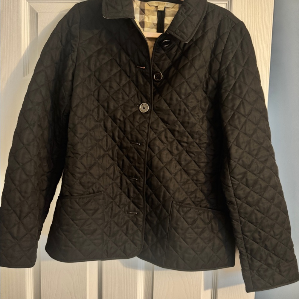 Burberry Black Quilted Puffer Jacket